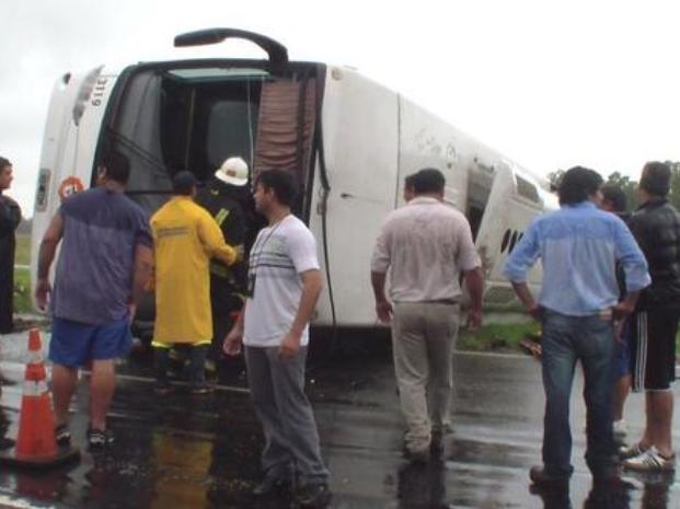 El accidente fue poco antes de las 10 a la altura del kilómetro 157, en la mano hacia Rosario