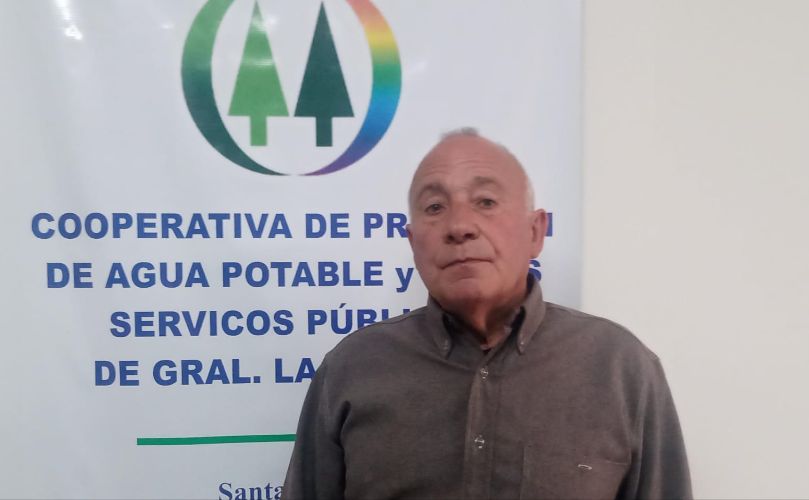 Juan Carlos Rojo, Presidente de la Cooperativa de Agua Potable