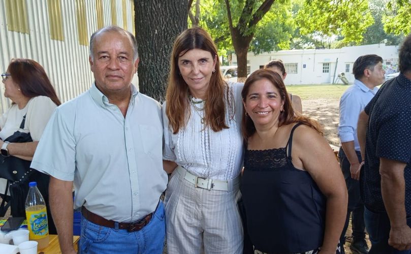 Verónica Rojas y Jesús Rojas en el encuentro