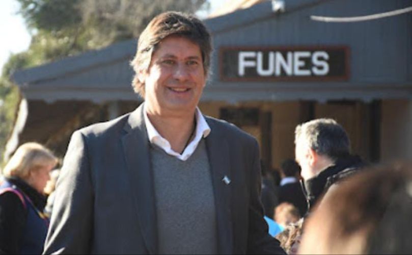 Roly Santacroce, intendente de Funes