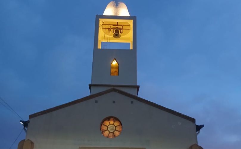 Iglesia con luz fotogénica 