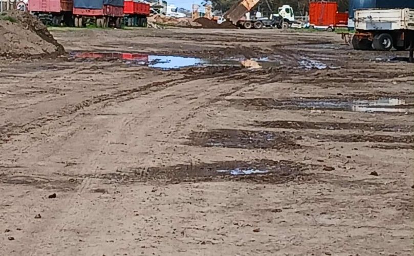 Playa de estacionamiento de camiones 