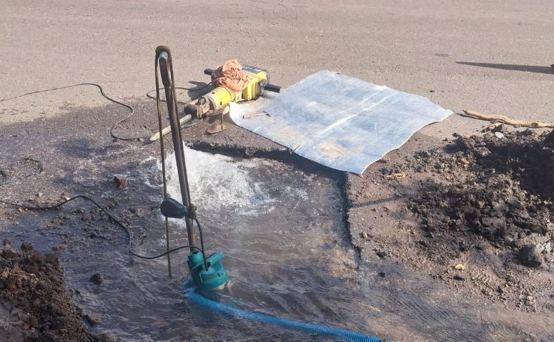 Obras de mantenimiento y reparación del Agua Potable