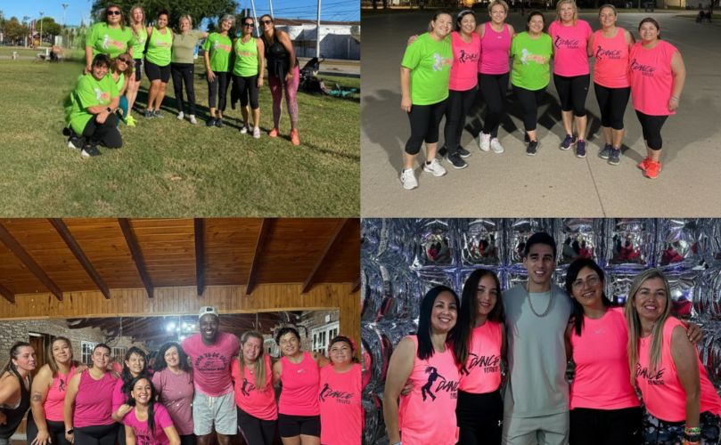 Parte del equipo de 'Dance Fitness'