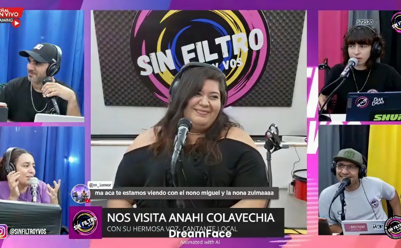 Anahi en 'Sin Filtro y Vos'