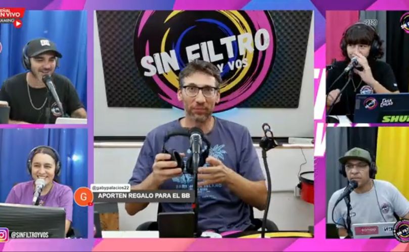 Juan Ignacio Martinelli en 'Sin Filtro y Vos'