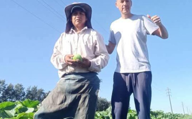 Juan Manuel Tejerina junto a Andrés Vallasciani