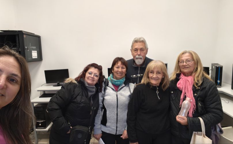 El grupo del Taller de computación 