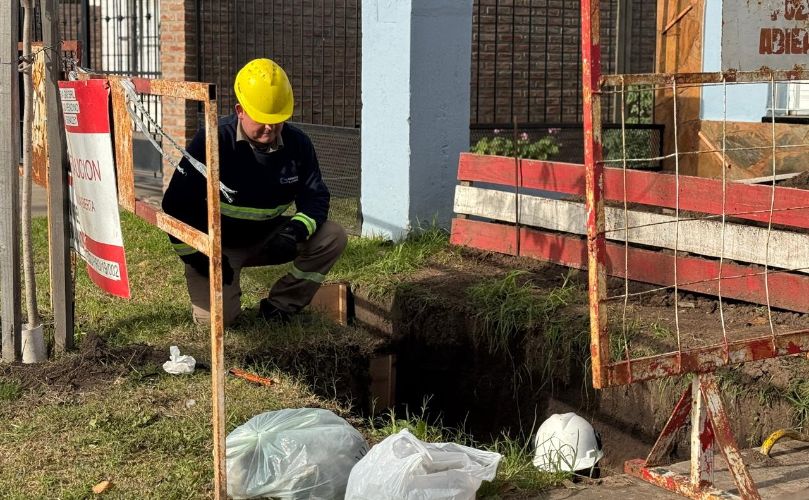 Obra en ejecución en General Lagos