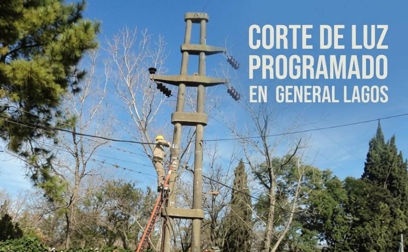 Perso al realizando mantenimiento en General Lagos