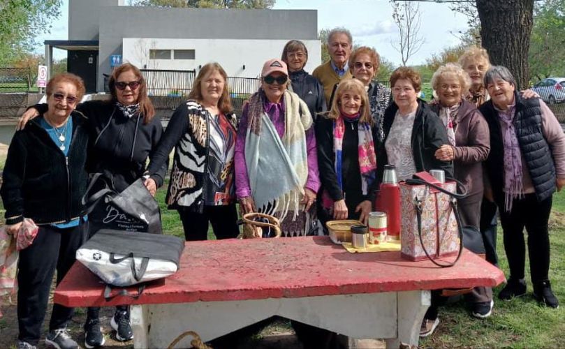 Jubilados de General Lagos presentes en Fighiera