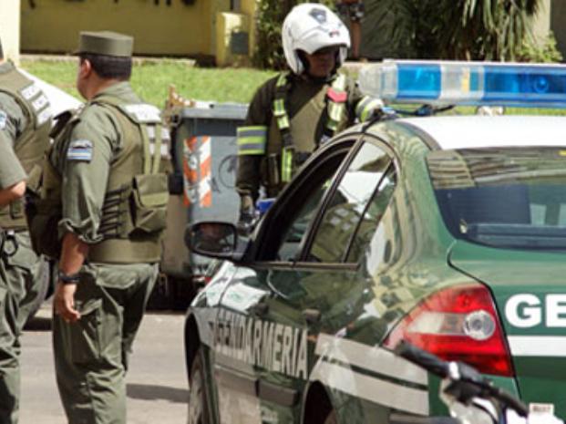 Efectivos de Gendarmería en un control de rutina, cerca de Rosario