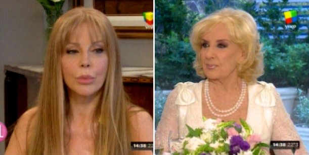 Alfano no la pasó tan bien en la mesa de Mirtha Legrand.