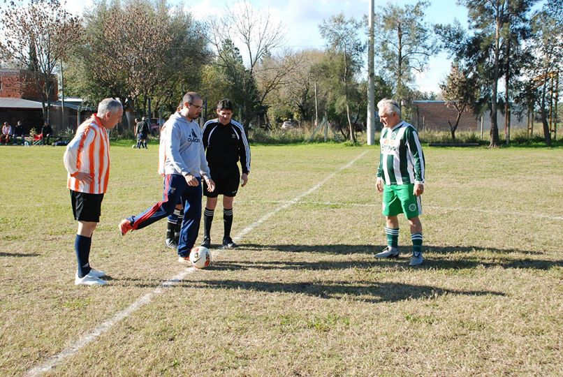 Dario Gres en una tarde futbolera