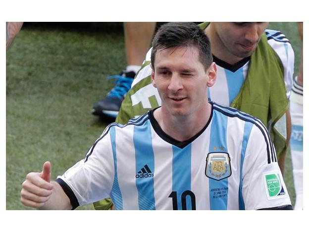 Lio Messi, la gran figura del equipo argentino le hace un guiño a la esperanza