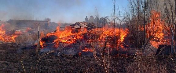 El incendio se produjo ayer