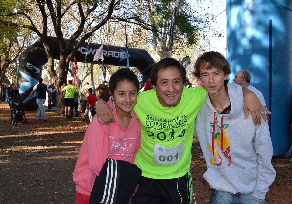 Rodolfo Martinez participó de la maratón