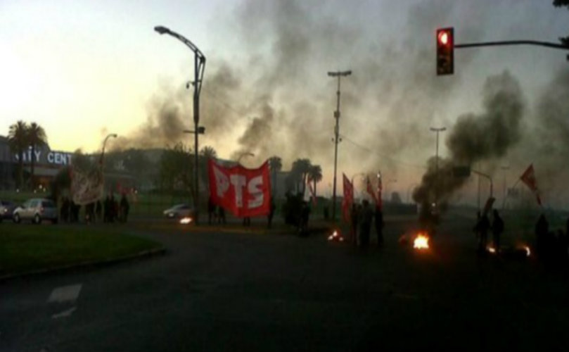 Un corte en el acceso sur complicaba el tránsito desde el amanecer. 