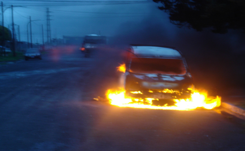 El fuego demostró su fuerza destructiva