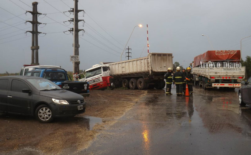 Accidente sobre Ruta 21