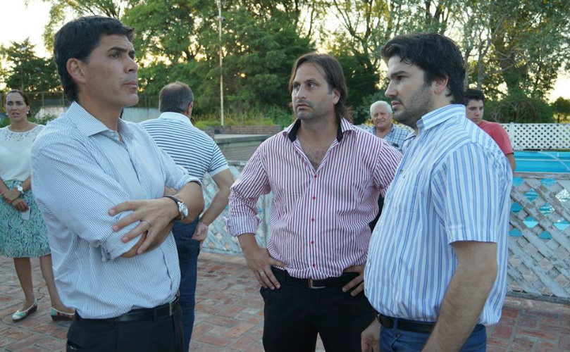 Esteban Ferri junto al Secretario de Transporte 