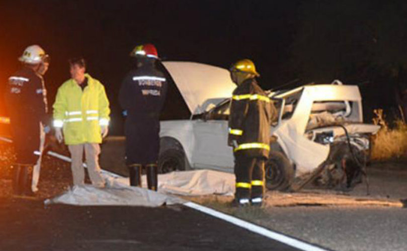  Las víctimas habrían tapado las luces traseras al empujar el auto