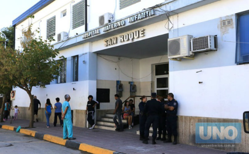 El niño murió en el hospital San Roque este sábado por la mañana.