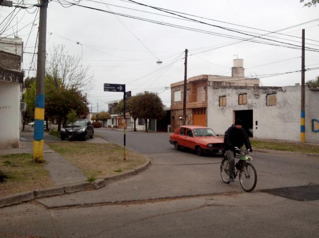 La esquina de Italia y 24 de Septiembre, donde mataron a Leonardo Federico Balbuena