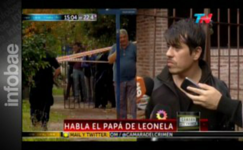 Leonel, el papá de la nena de 12 años hallada muerta en Haedo