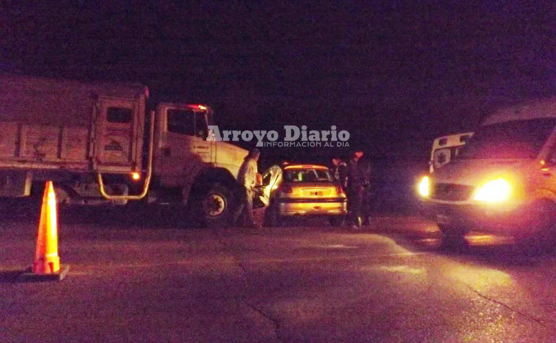 El accidente ocurrió por Ruta 21 a la altura del Cementerio 'San Roque'