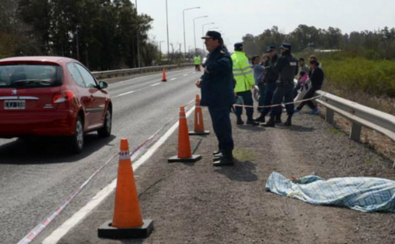 El cuerpo fue encontrado a la altura del km 1 de la RP 18