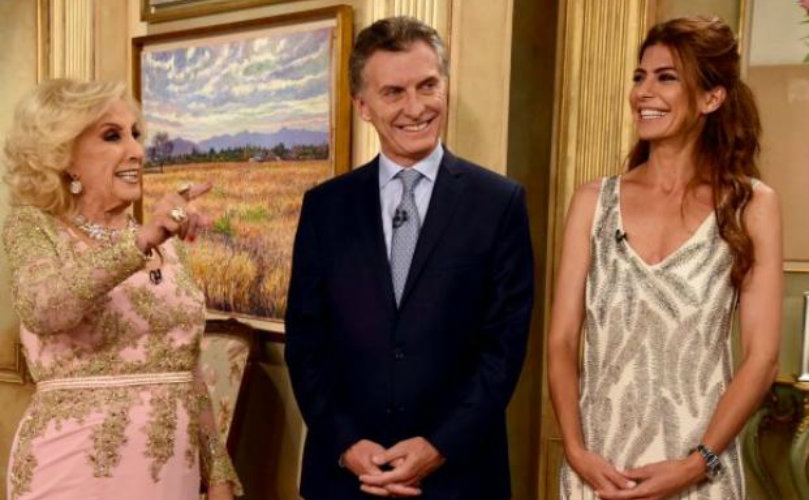 Mauricio cenó con Mirtha