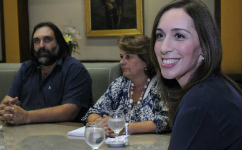 La gobernadora de la provincia de Buenos Aires, María Eugenia Vidal. 