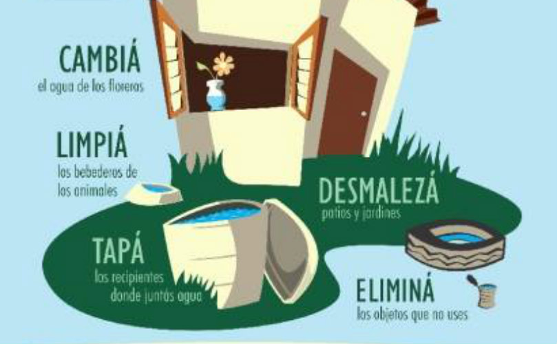 Recomendaciones para combatir el dengue