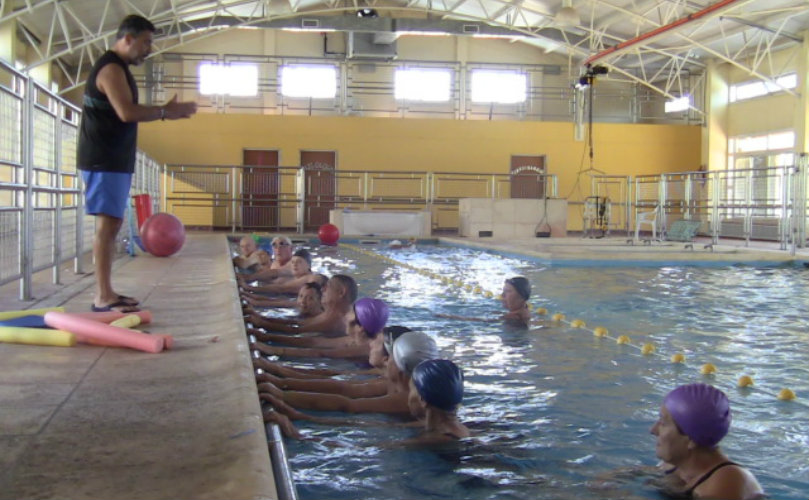 Natación para jubilados 