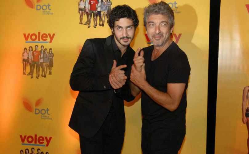 Ricardo Darin junto a su hijo