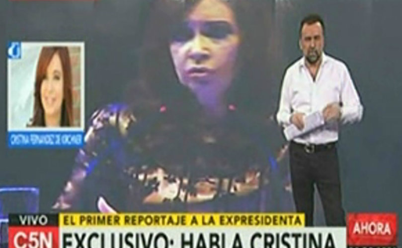 Cristina con Navarro 