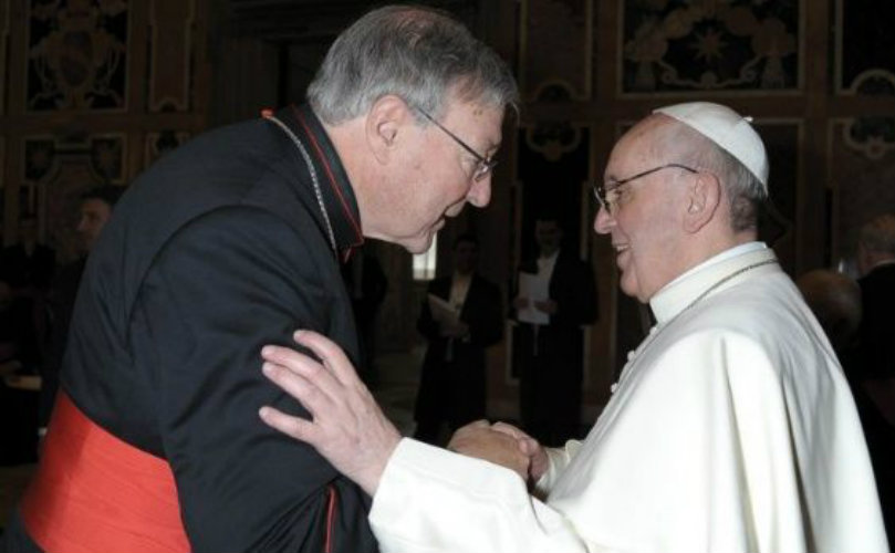 George Pell con el Papa Francisco