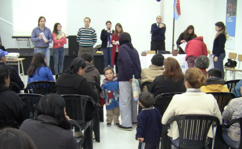 La presentación se realizó en el SUM de la casa del Bicentenario