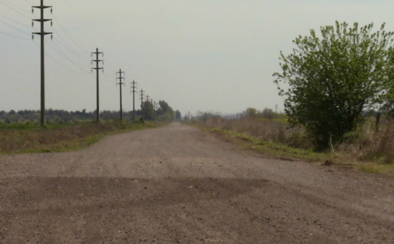 El camino rural de General Lagos por el que huyó el conductor