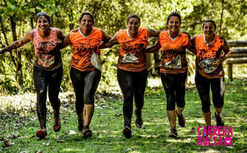 Anabel Rodriguez junto a sus compañeras 