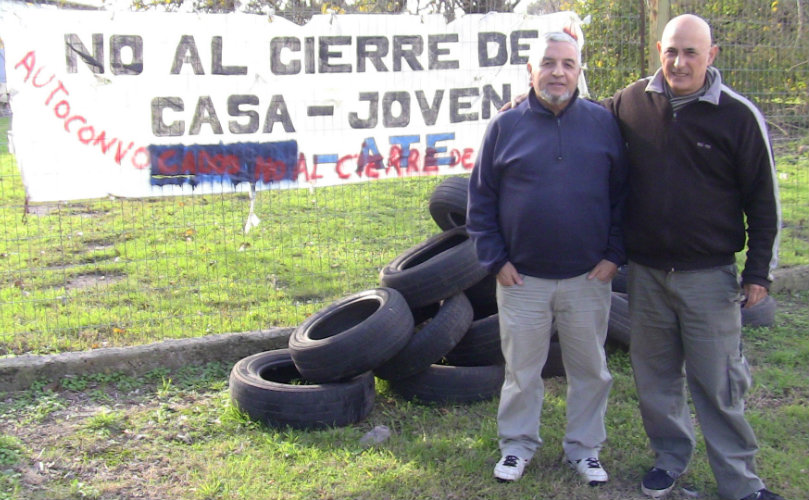 Delegado de ATE y acompañante juvenil 