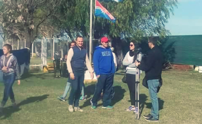 La presentación se realizó en el Deportivo San José 