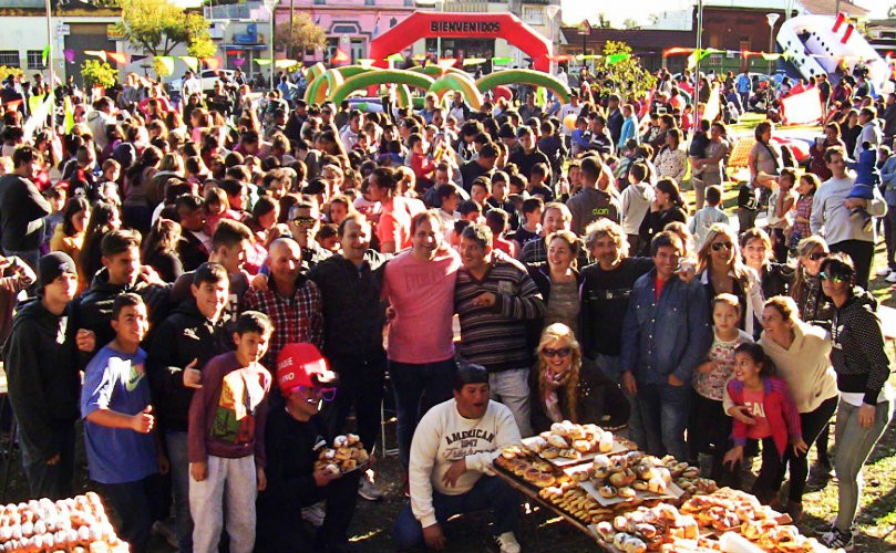 Los festejos se realizaron en el parque central