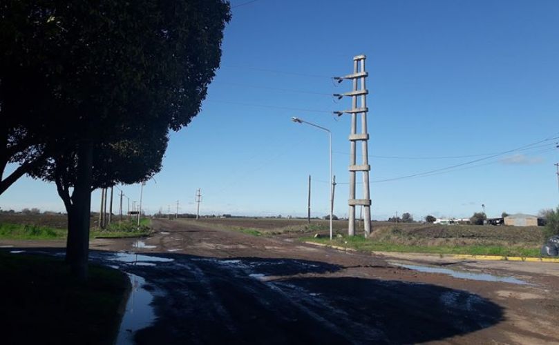 Camino de tierra que une General Lagos con Arroyo Seco.