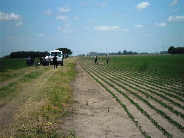 El dueño del campo halló el cuerpo