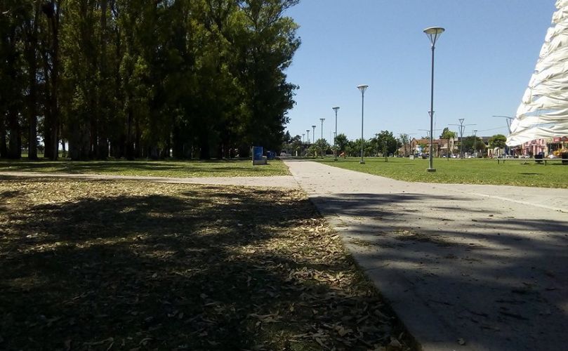 Parque central de la localidad