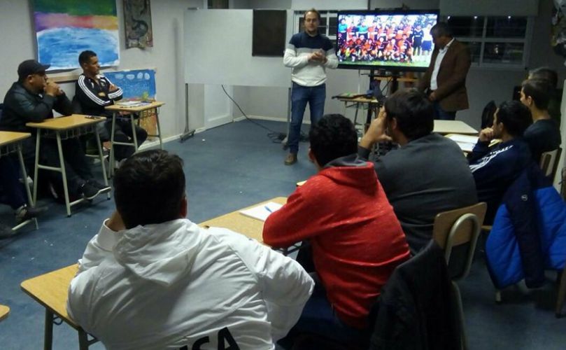 Cesar Gigli presente durante el inició del curso 