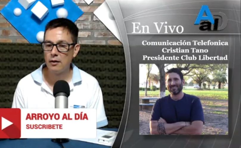 Andrés Vallasciani entrevistando a Cristian Tano