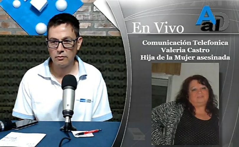 Comunicación telefónica con Valeria Castro, Hija de la mujer encontrada